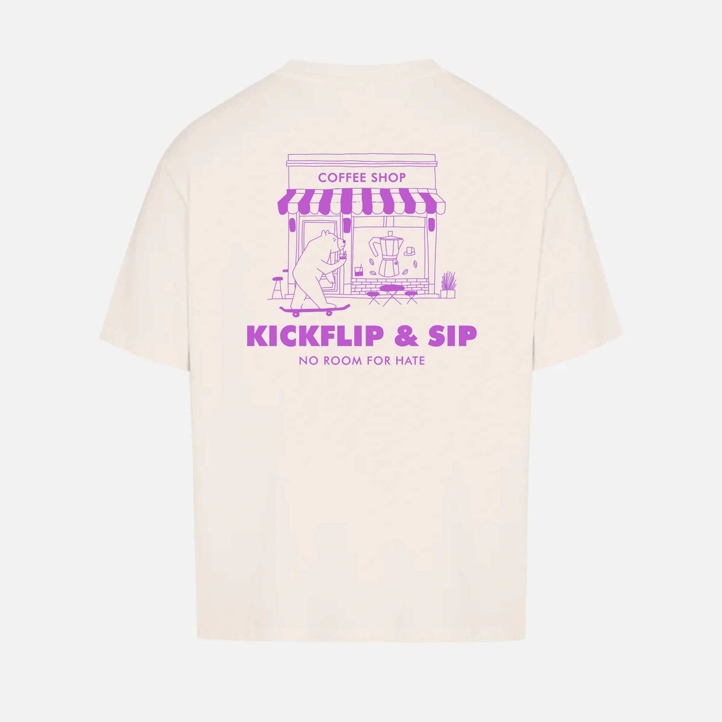 Kickflip & Sip Wanja Fashion Oversize Premium-Shirt