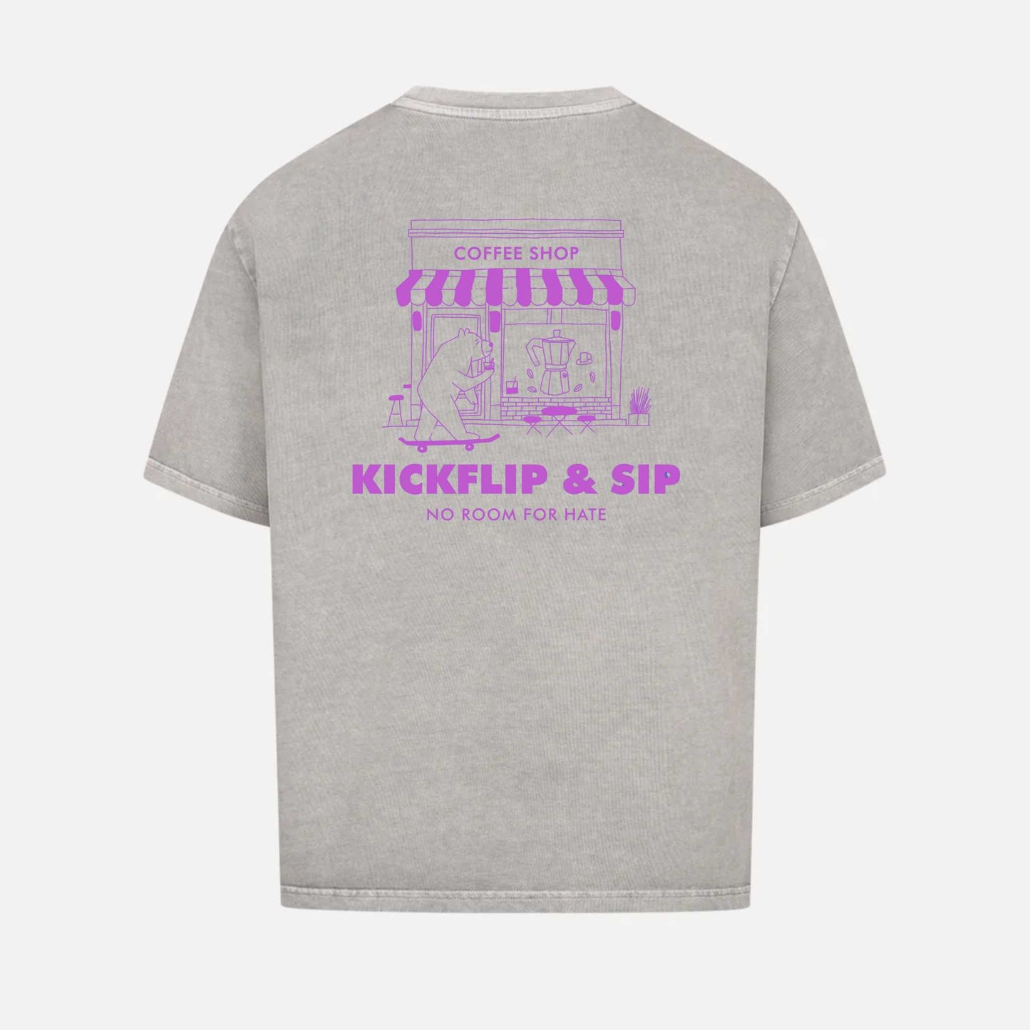 Kickflip & Sip Wanja Fashion Oversize Premium-Shirt